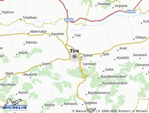 Mappa MICHELIN Tire - ViaMichelin