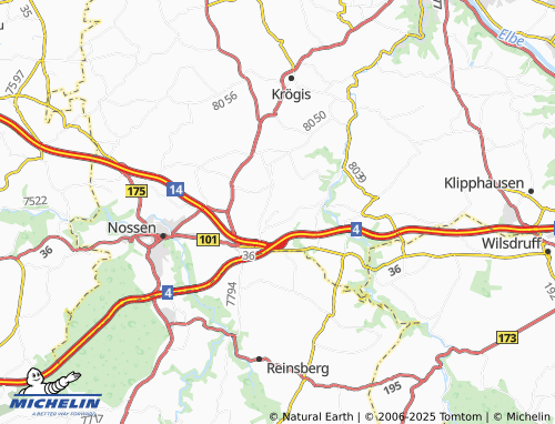 MICHELIN-Landkarte Mergenthal - ViaMichelin