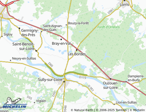 MICHELIN Le Pont de Bonnée map - ViaMichelin