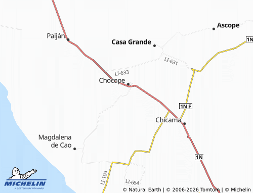 Mappa MICHELIN Farías - ViaMichelin
