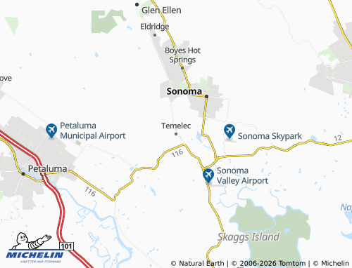 Mapa MICHELIN Temelec - ViaMichelin
