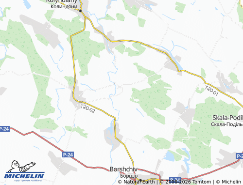 MICHELIN Zhylyntsi map - ViaMichelin