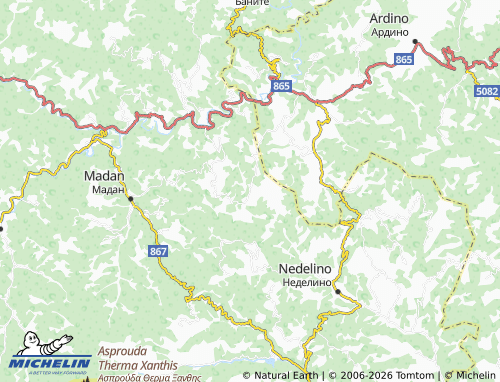 Mappa MICHELIN Galishte - ViaMichelin
