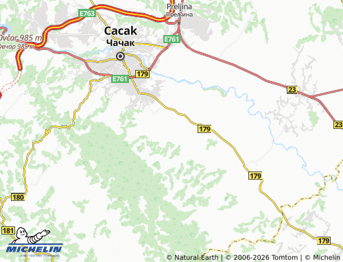 Mapa MICHELIN Viljuša - ViaMichelin