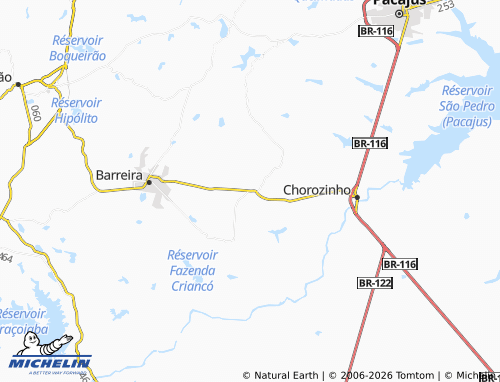 Carte MICHELIN Córrego - ViaMichelin