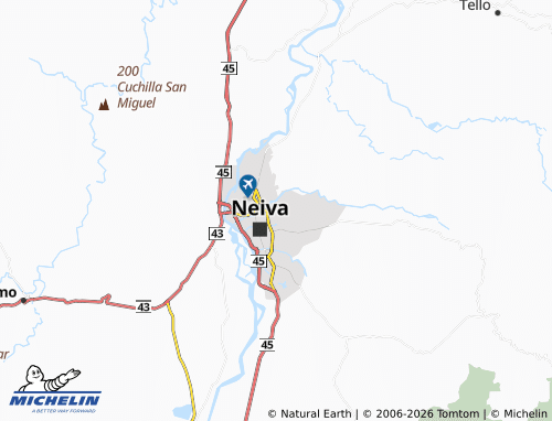 MICHELIN Batallón map - ViaMichelin