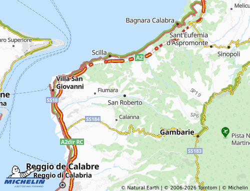 Mappa MICHELIN San Roberto - ViaMichelin