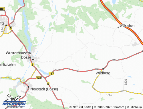 MICHELIN Dessow map - ViaMichelin