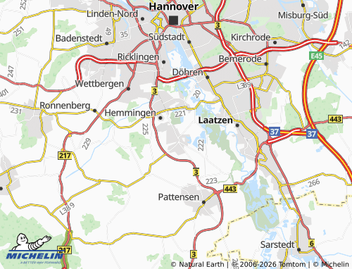 MICHELIN Arnum map - ViaMichelin