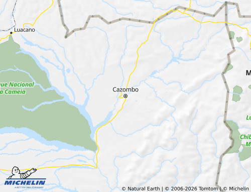 Mappa MICHELIN Alto Zambeze - ViaMichelin