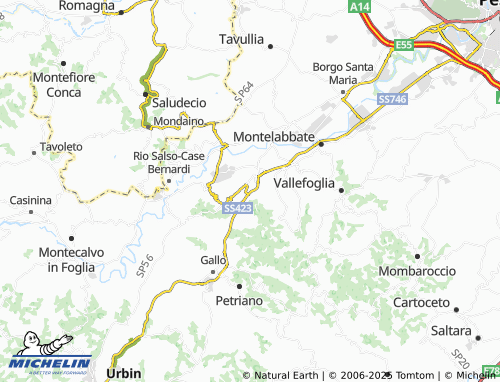 MICHELIN Cappone map - ViaMichelin