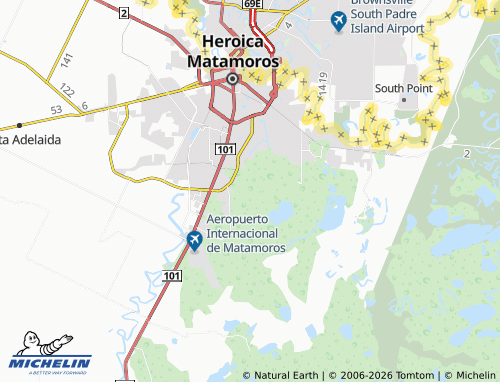 Mapa MICHELIN Praderas del Sur - ViaMichelin