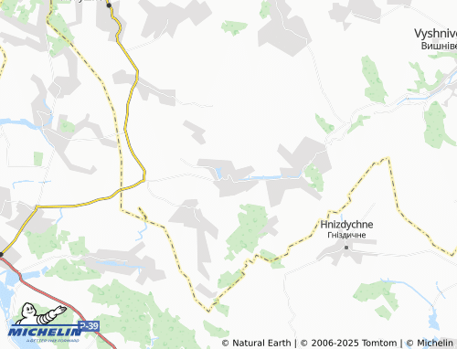 MICHELIN Staryi Oleksynets map - ViaMichelin