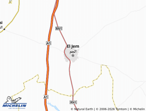 Mapa MICHELIN al-Jam - ViaMichelin