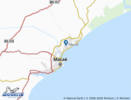 Mappa MICHELIN Barra de Macaé - ViaMichelin