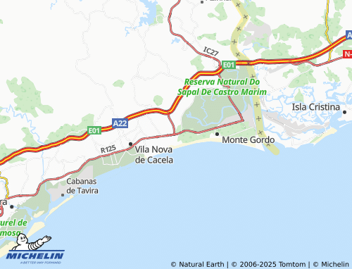 MICHELIN Monte Lagoa map - ViaMichelin