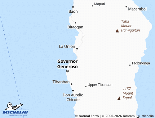 MICHELIN Manuel Roxas map - ViaMichelin