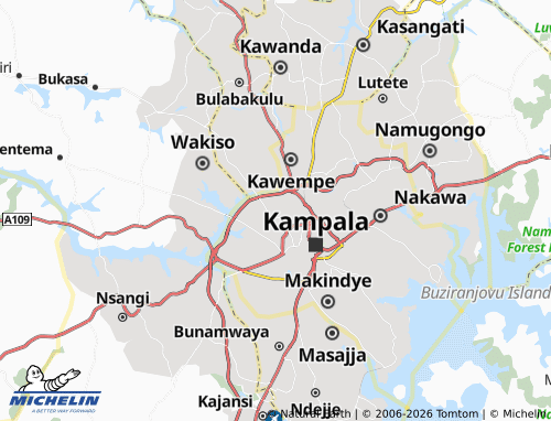 MICHELIN Bukesa map - ViaMichelin