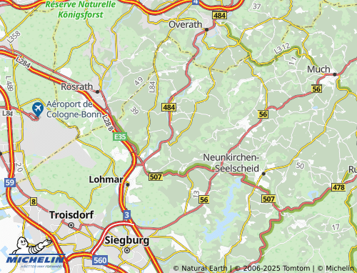 MICHELIN Hausen map - ViaMichelin
