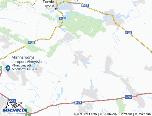 Mappa MICHELIN Kozyntsi - ViaMichelin