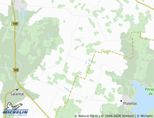 MICHELIN Notėnai map - ViaMichelin