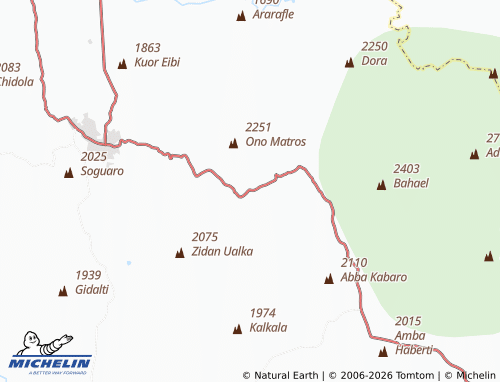 Mapa MICHELIN Ma'ereba - ViaMichelin