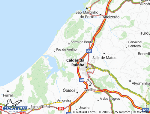 Mappa MICHELIN Comieira das Caldas - ViaMichelin