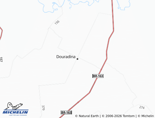 Mapa MICHELIN Douradina - ViaMichelin