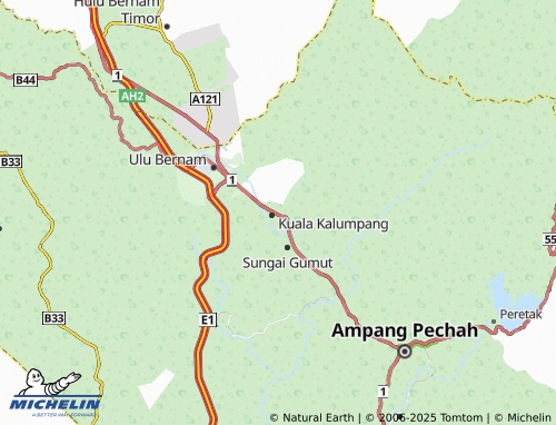 MICHELIN Taman Musabika map - ViaMichelin