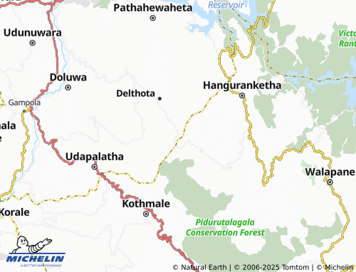 MICHELIN Pattiyagama Gabadagama South map - ViaMichelin