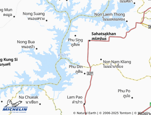 MICHELIN Nikhom map - ViaMichelin