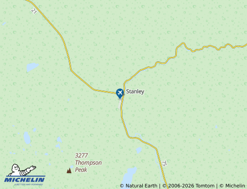 Mapa MICHELIN Stanley - ViaMichelin