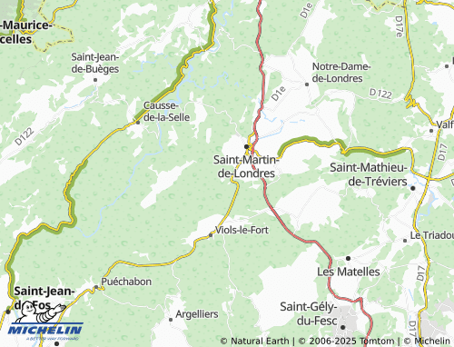 Carte MICHELIN Mas de Bouis - ViaMichelin