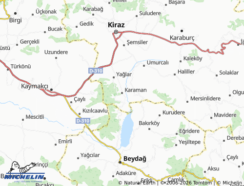 MICHELIN Karaman map - ViaMichelin