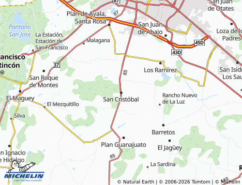 Mappa MICHELIN San Cristóbal - ViaMichelin