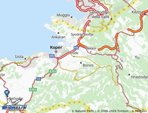 MICHELIN-Landkarte Prade - ViaMichelin