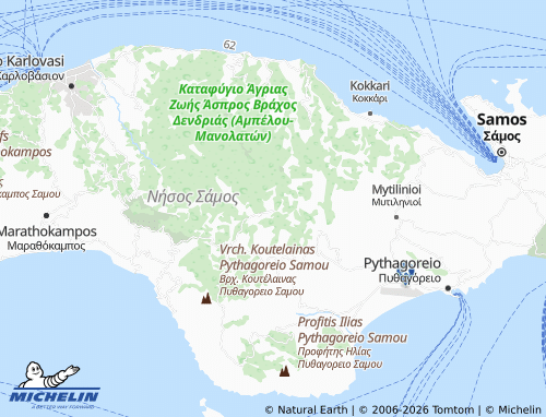 Carte MICHELIN Pandroso - ViaMichelin