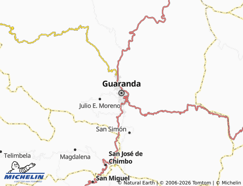 MICHELIN-Landkarte Guaranda - ViaMichelin