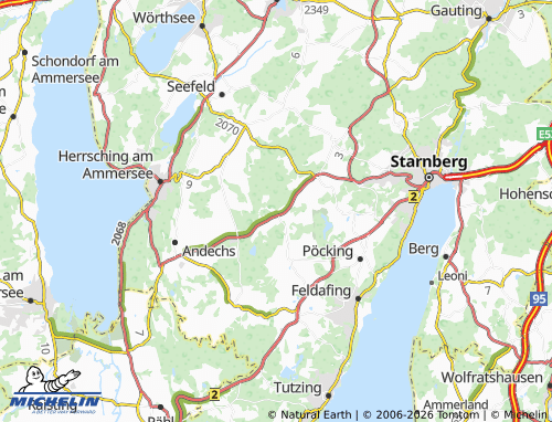 MICHELIN Landstetten map - ViaMichelin