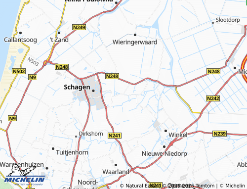MICHELIN Barsingerhorn map - ViaMichelin