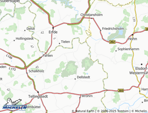 Mapa MICHELIN Tielenhemme - ViaMichelin