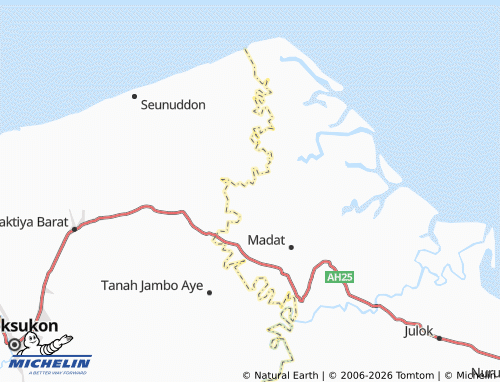MICHELIN Pante Meureubo map - ViaMichelin