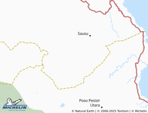 MICHELIN Sausu Salubanga map - ViaMichelin