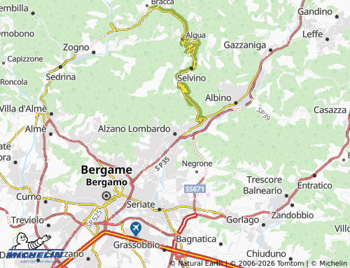 Mappa MICHELIN Alzano Lombardo - ViaMichelin