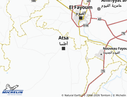 Mappa MICHELIN Atsa - ViaMichelin