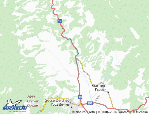 MICHELIN Gospodintsi map - ViaMichelin