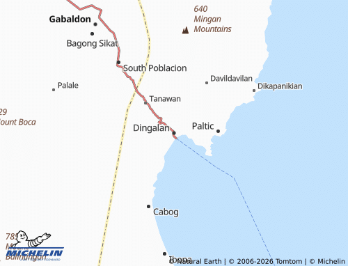 Mapa MICHELIN Dingalan - ViaMichelin