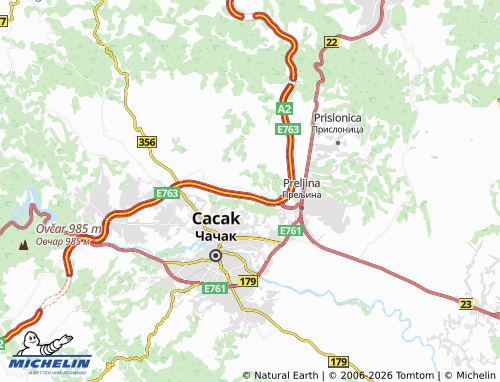 Carte MICHELIN Rakova - ViaMichelin