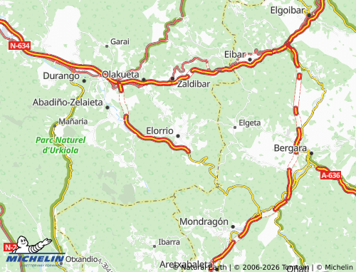 MICHELIN Elorrio map - ViaMichelin