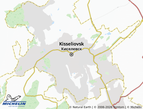 Mapa MICHELIN Kiseliovsk - ViaMichelin
